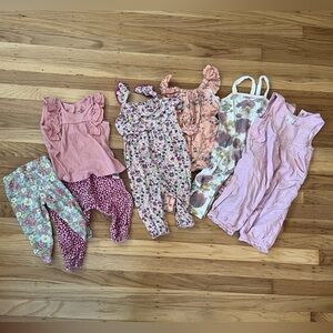 Bundle Lot of 6m Spring Baby Girl Clothes